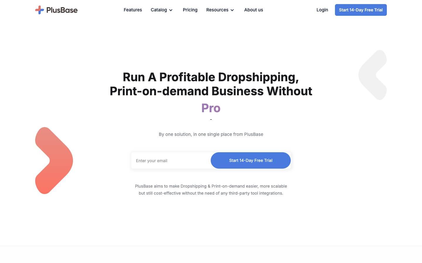 PlusBase's homepage, as read on Oct 2, 2026