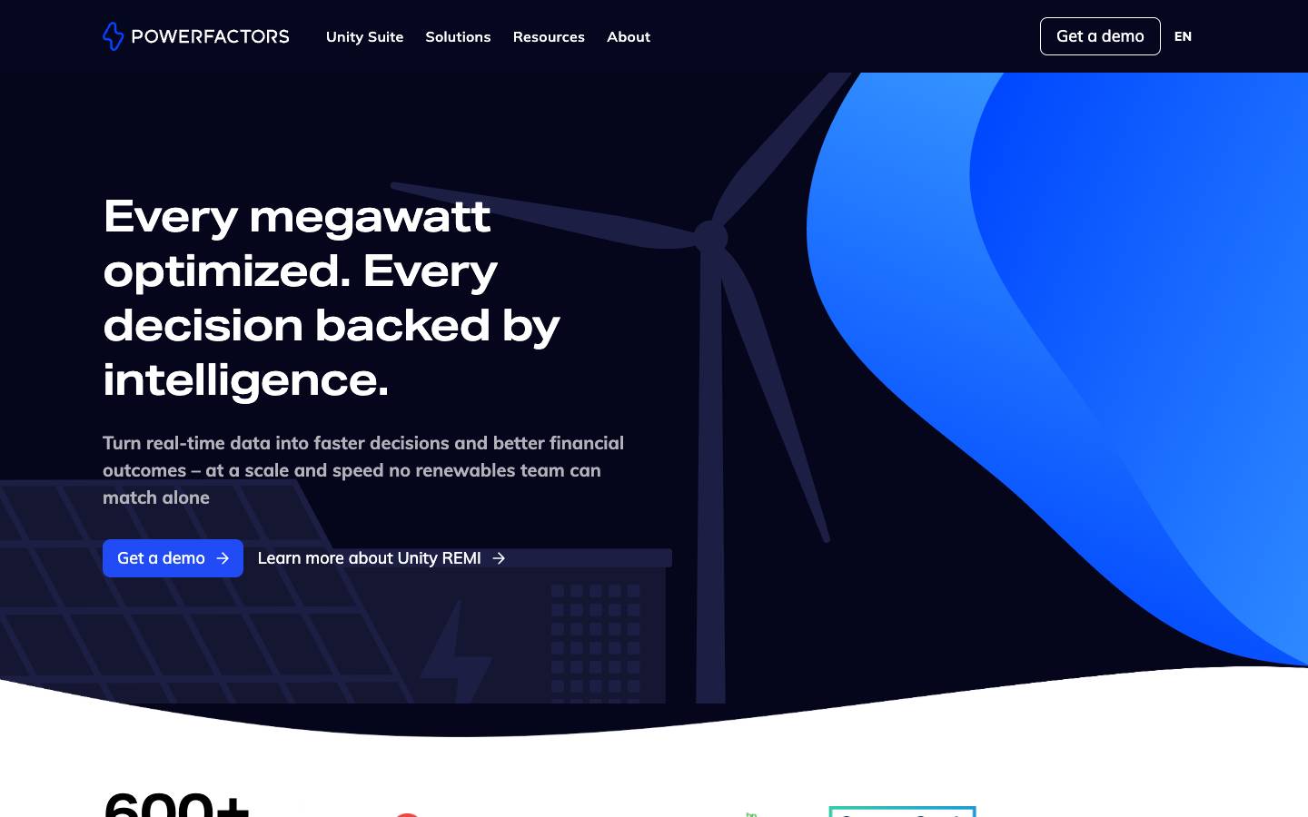 Power Factors's homepage, as read on Oct 2, 2026