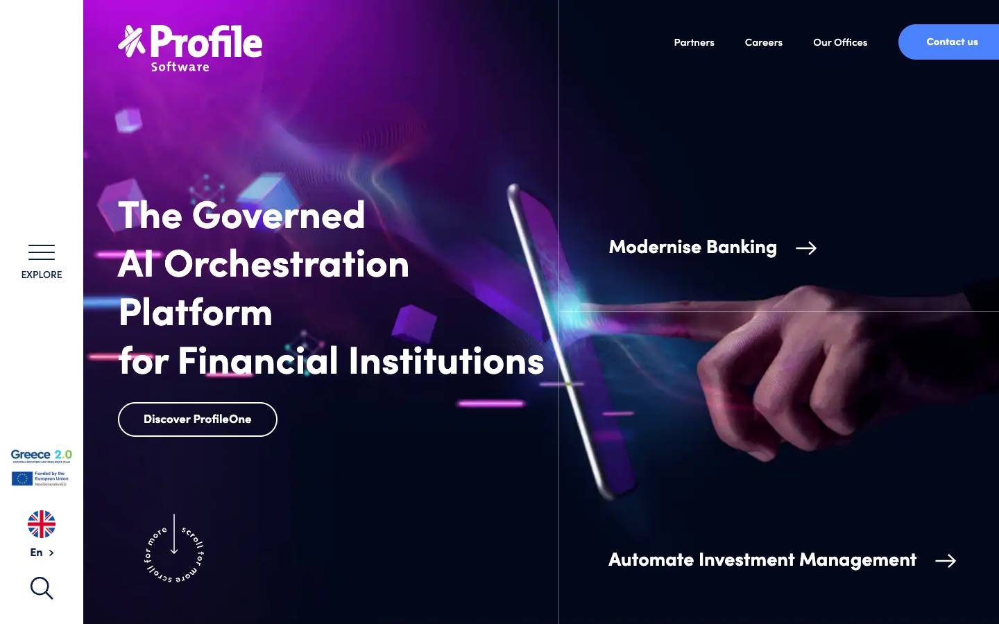 Profile's homepage, as read on Oct 2, 2026