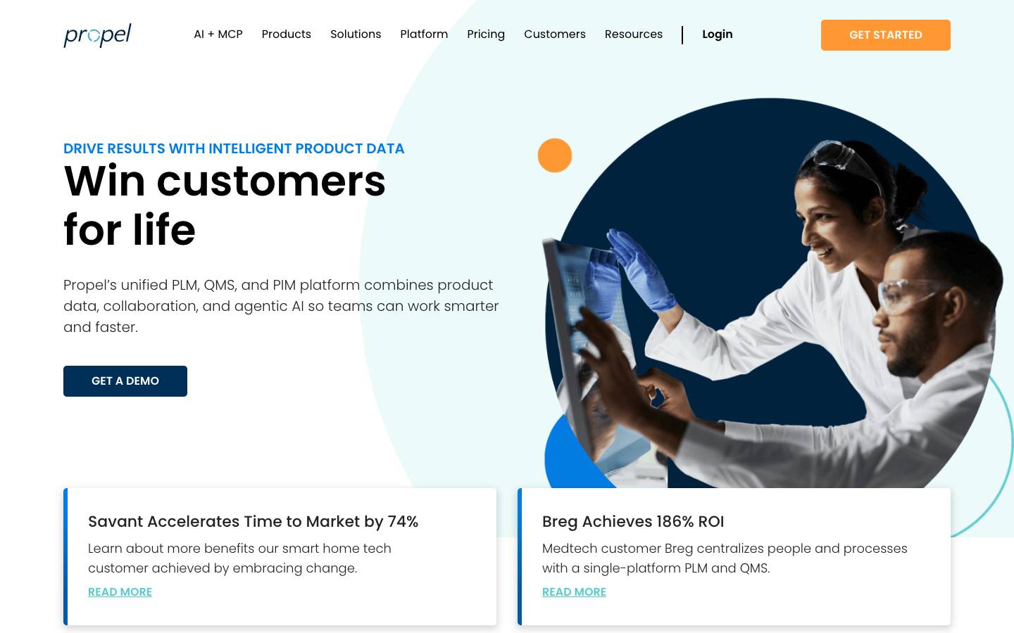 Propel's homepage, as read on Oct 2, 2026