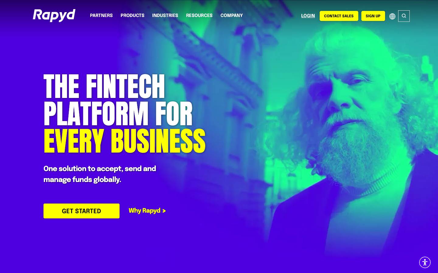 Rapyd's homepage, as read on Oct 6, 2026