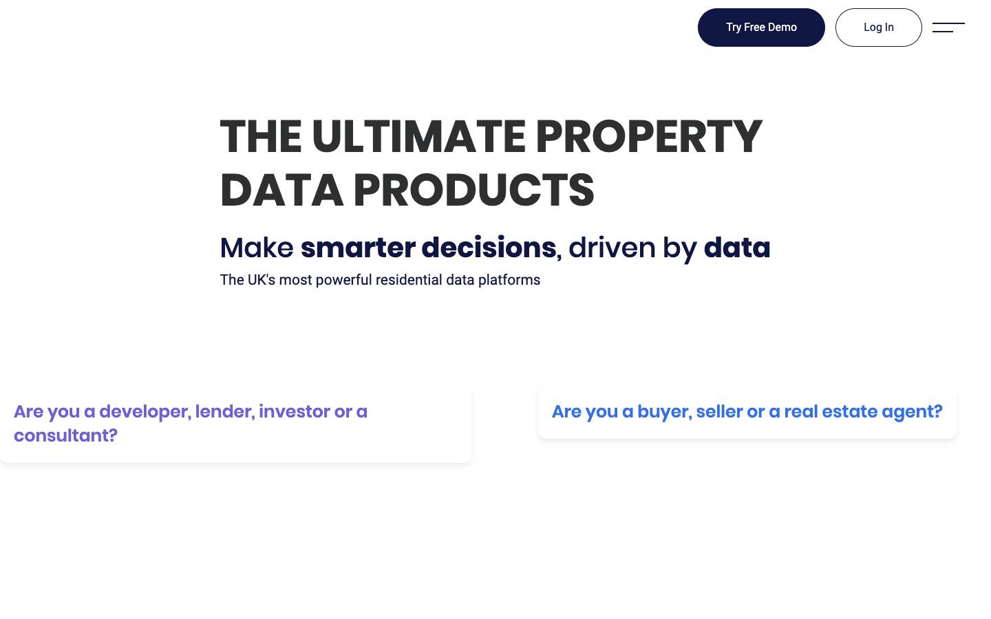 REalyse's homepage, as read on Oct 2, 2026