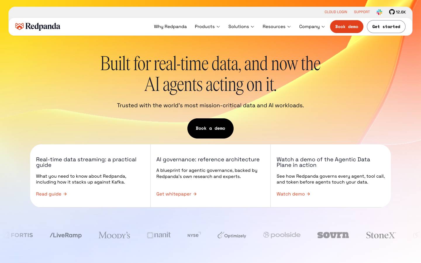 Redpanda Data's homepage, as read on Oct 6, 2026