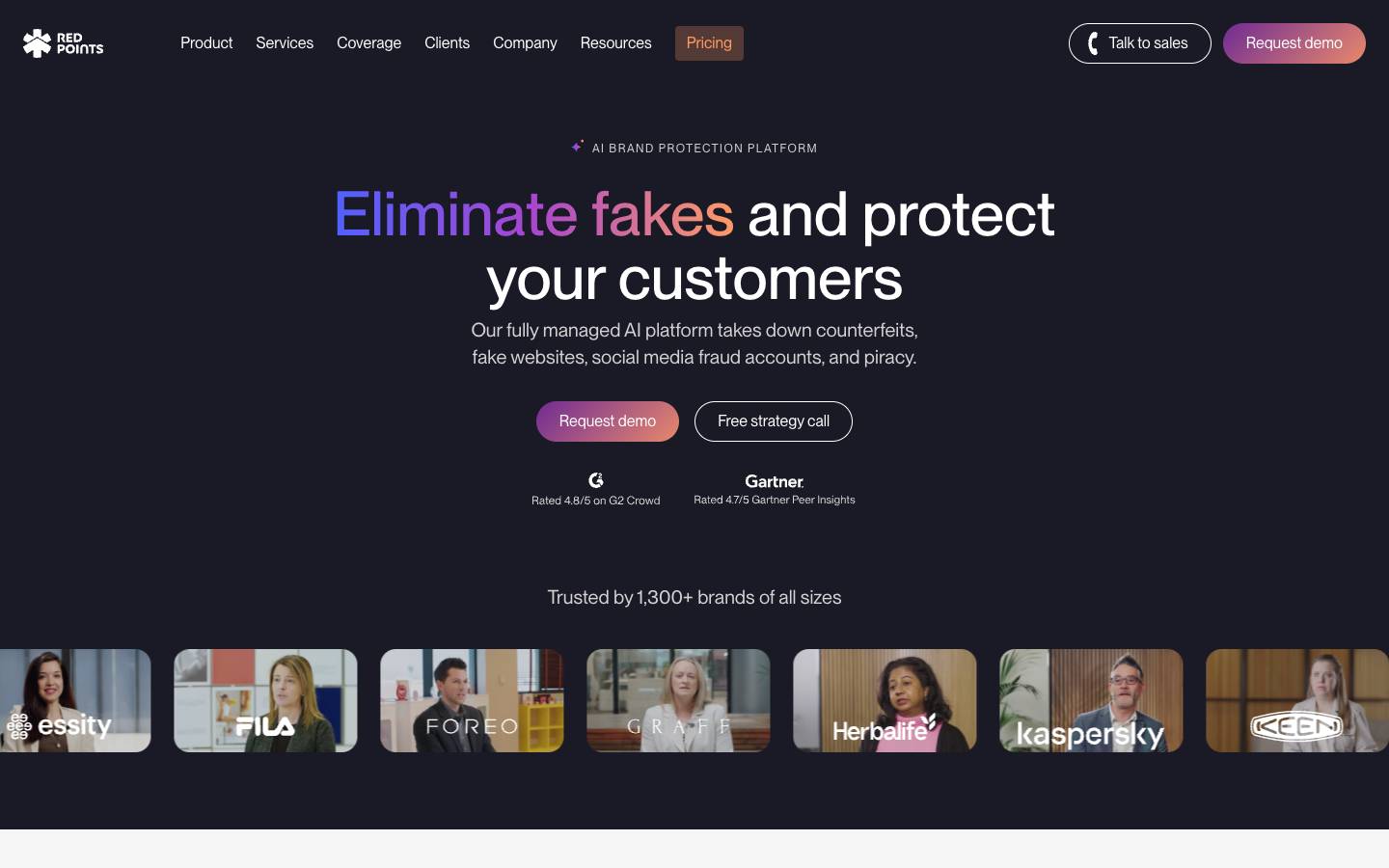 Red Points's homepage, as read on Oct 2, 2026