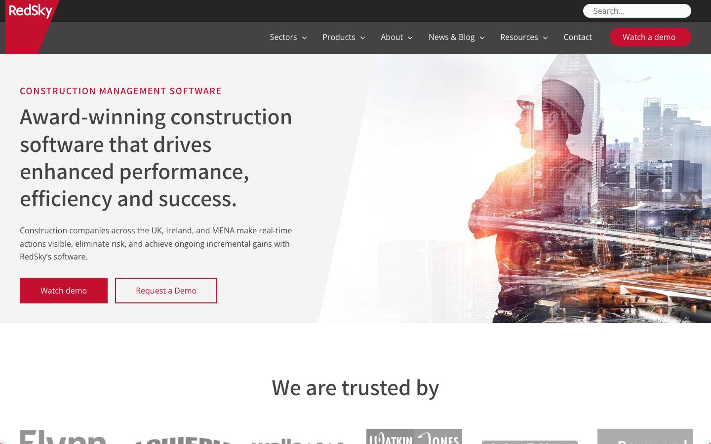 RedSky's homepage, as read on Oct 2, 2026