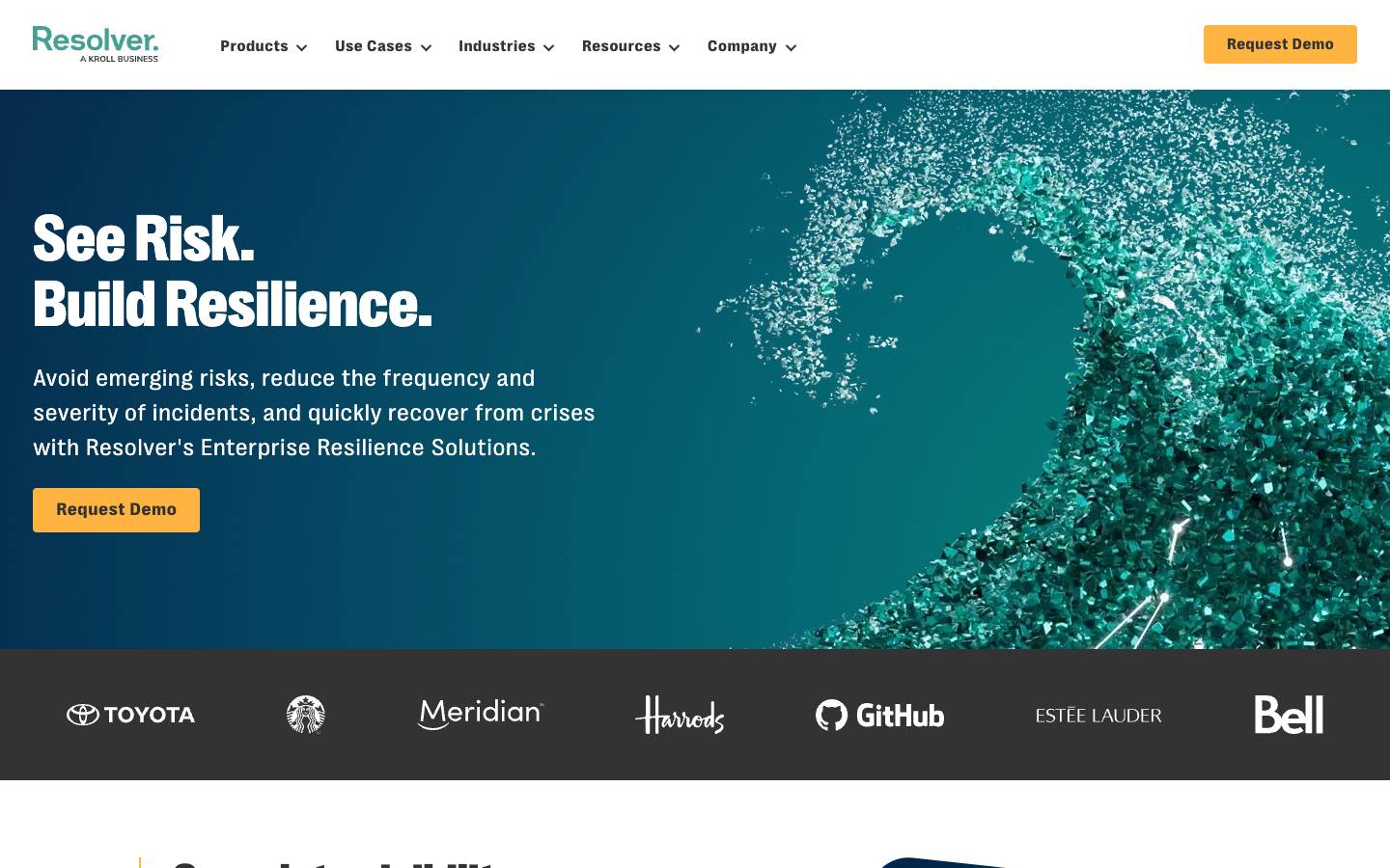 Resolver's homepage, as read on Oct 2, 2026