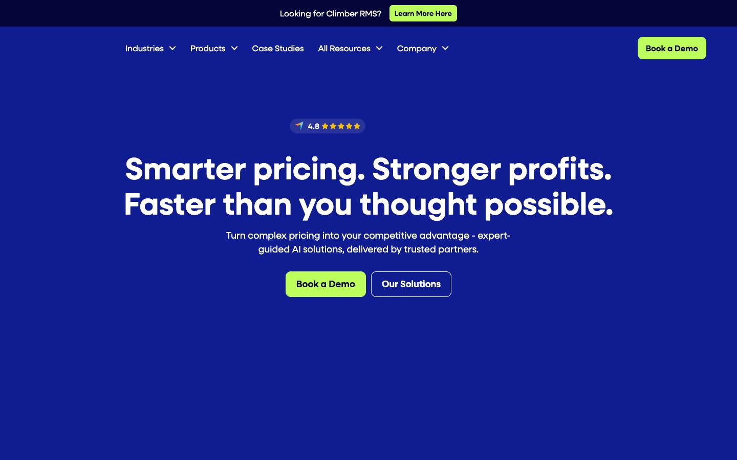 Revenue Analytics's homepage, as read on Oct 2, 2026