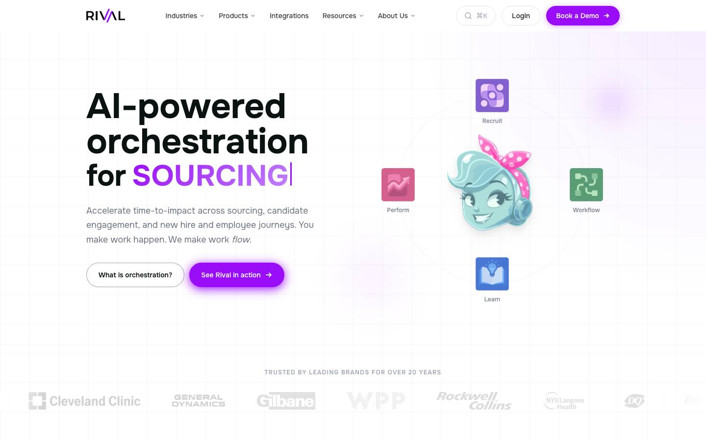 Rival HR's homepage, as read on Oct 6, 2026