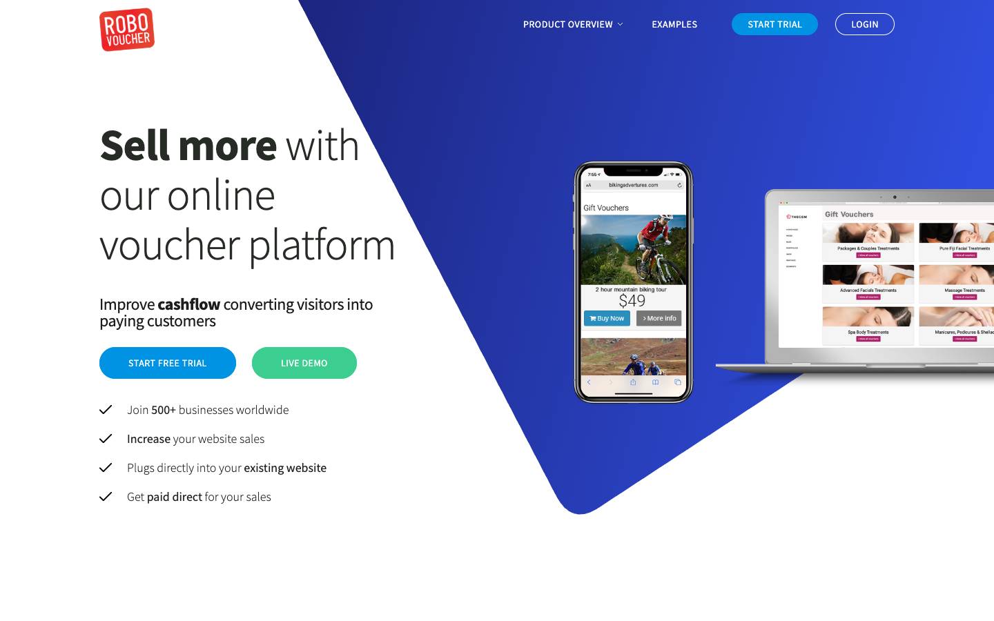Robovoucher's homepage, as read on Oct 2, 2026