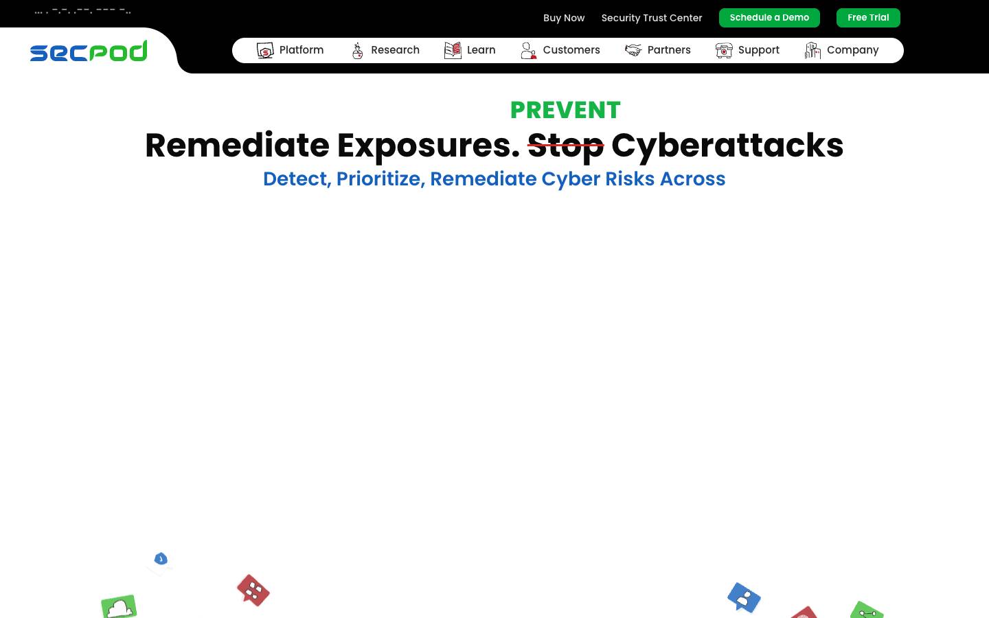 SecPod's homepage, as read on Oct 6, 2026