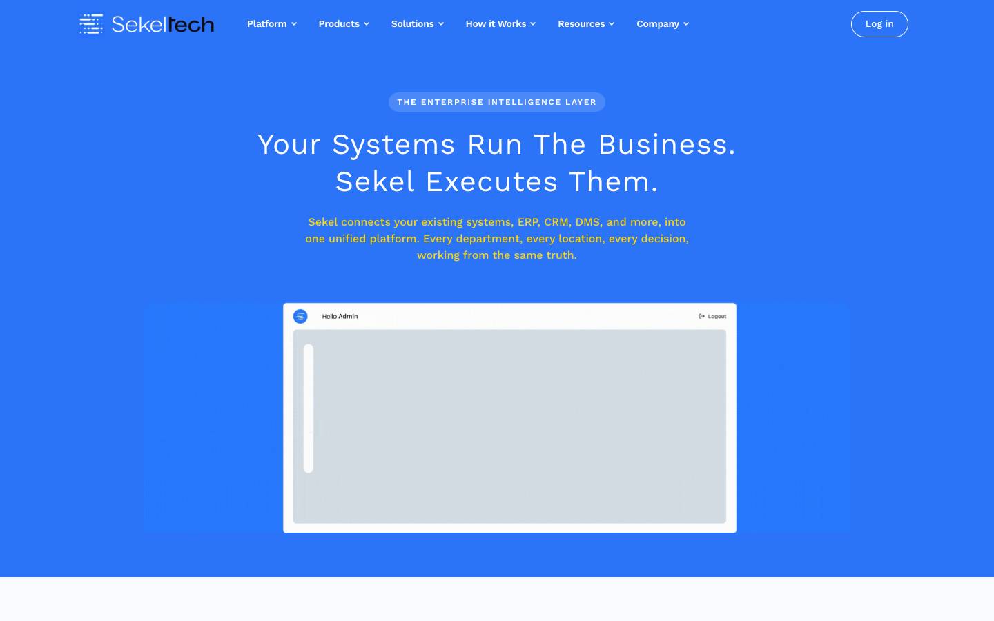 Sekel Tech's homepage, as read on Oct 6, 2026