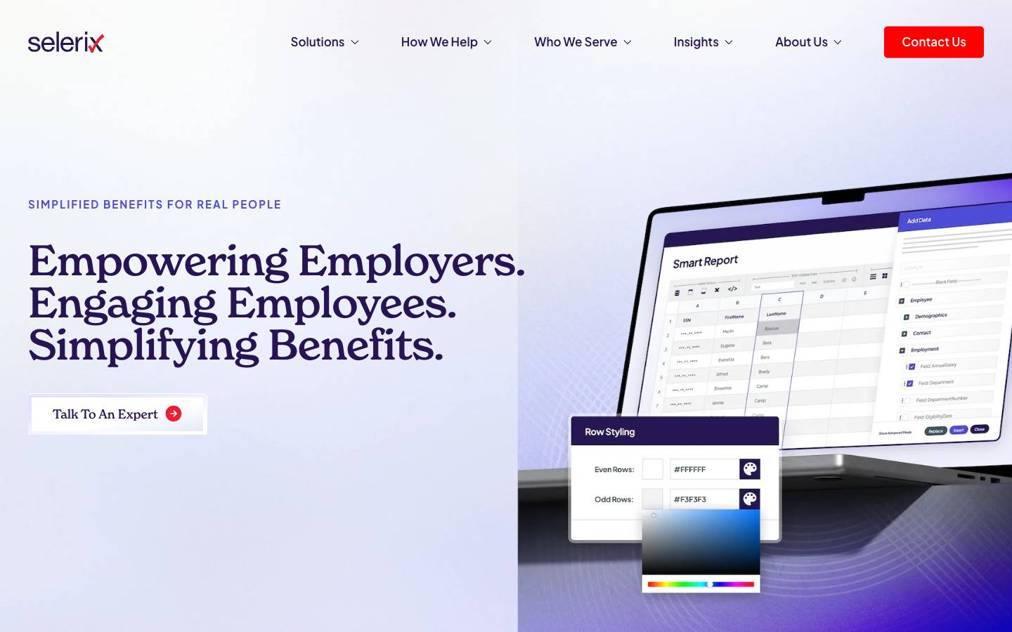 Selerix's homepage, as read on Oct 2, 2026