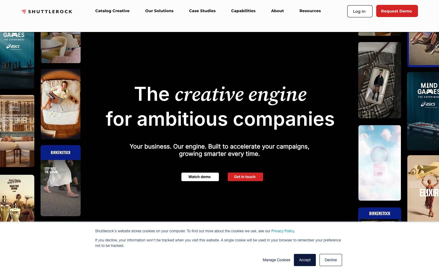 Shuttlerock's homepage, as read on Oct 2, 2026