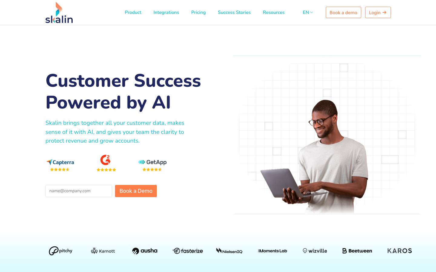 Skalin's homepage, as read on Oct 2, 2026