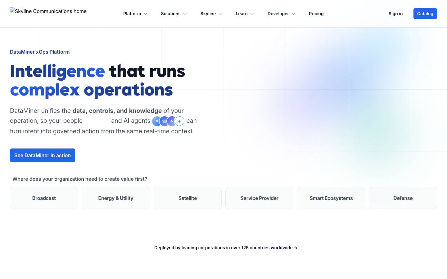 Skyline's homepage, as read on Oct 2, 2026