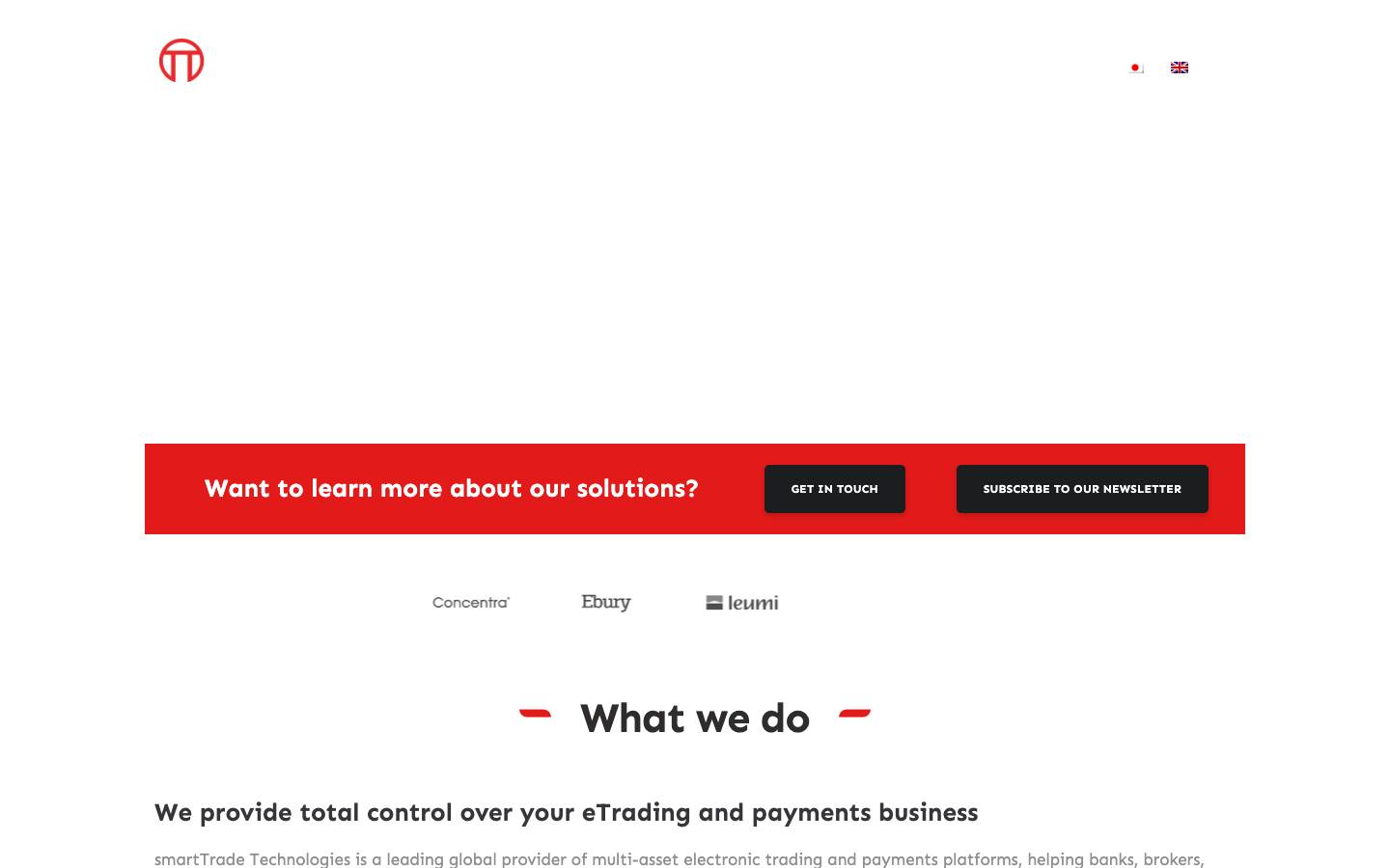 SmartTrade's homepage, as read on Oct 6, 2026