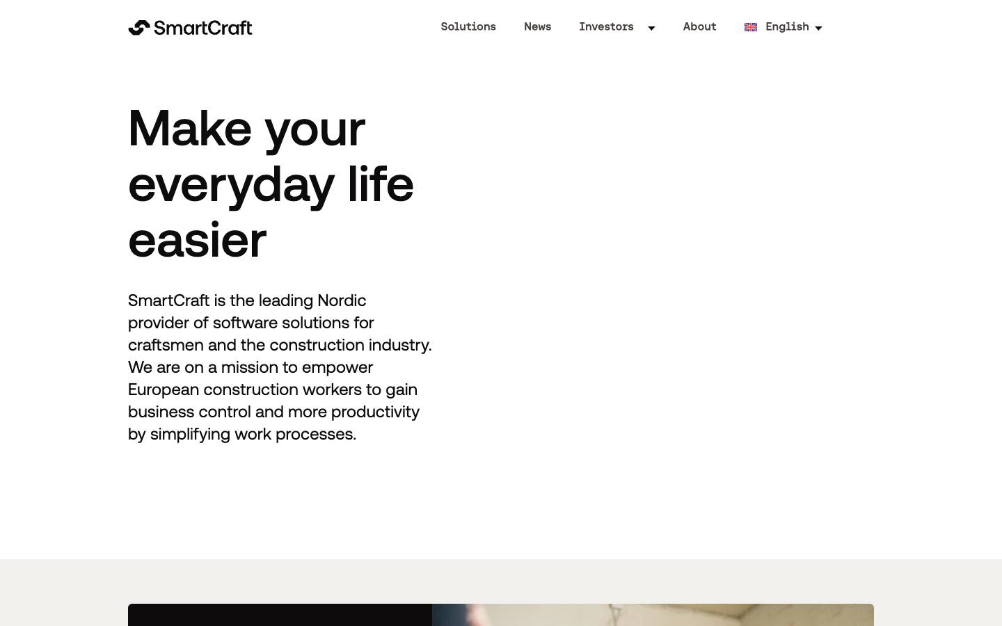 SmartCraft's homepage, as read on Oct 2, 2026