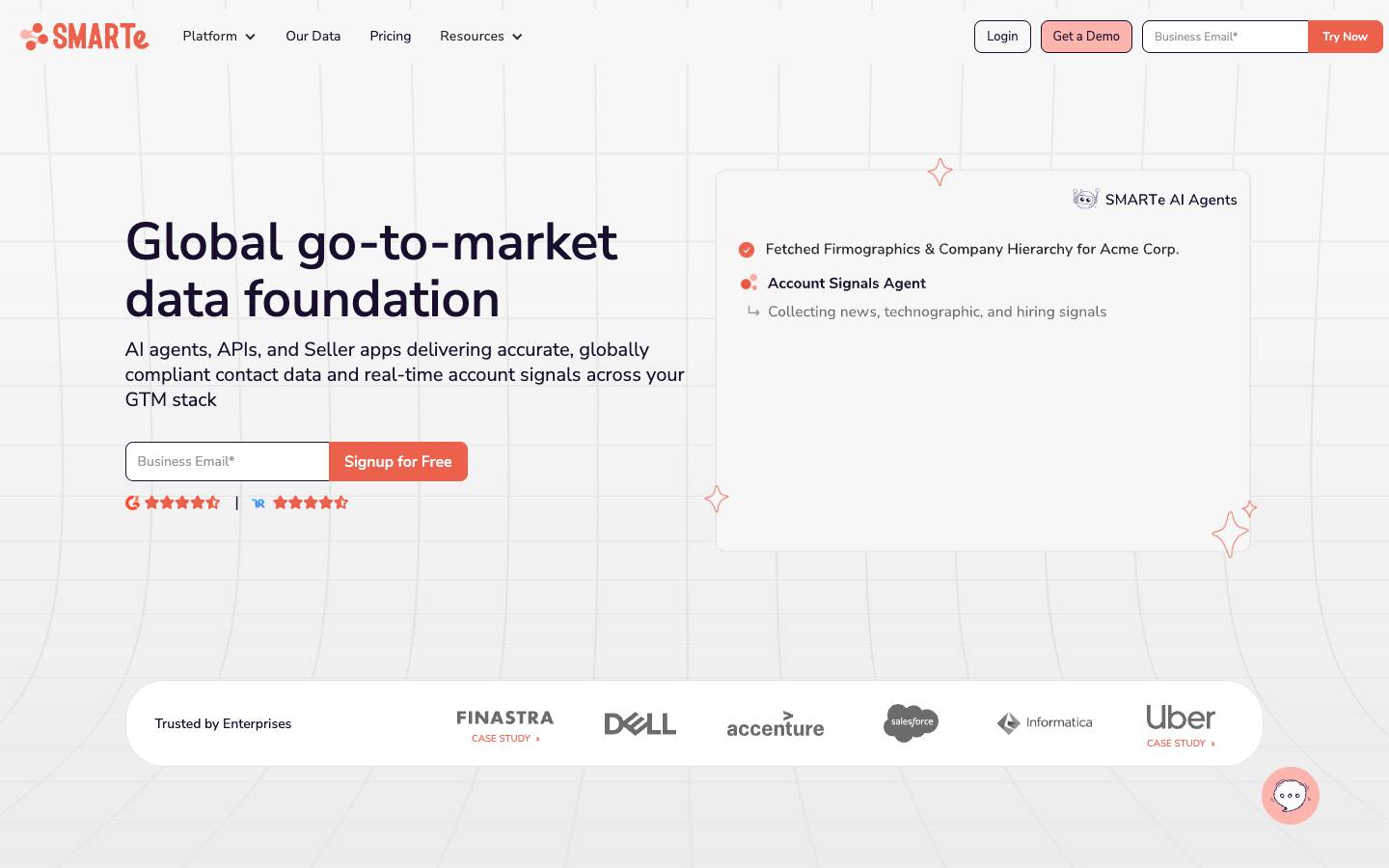 SMARTe's homepage, as read on Oct 2, 2026