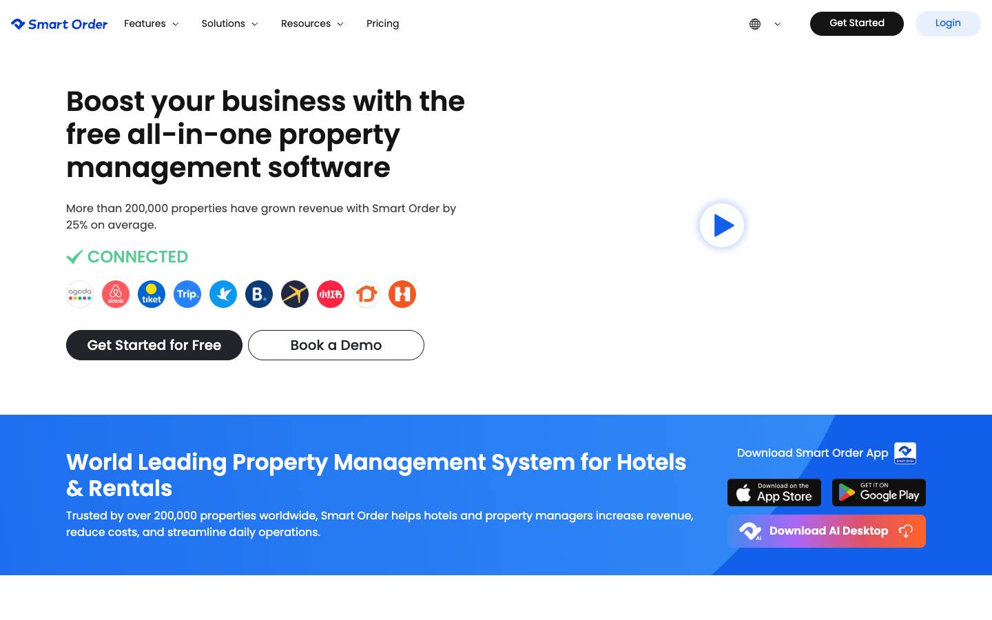Smart Order's homepage, as read on Oct 3, 2026