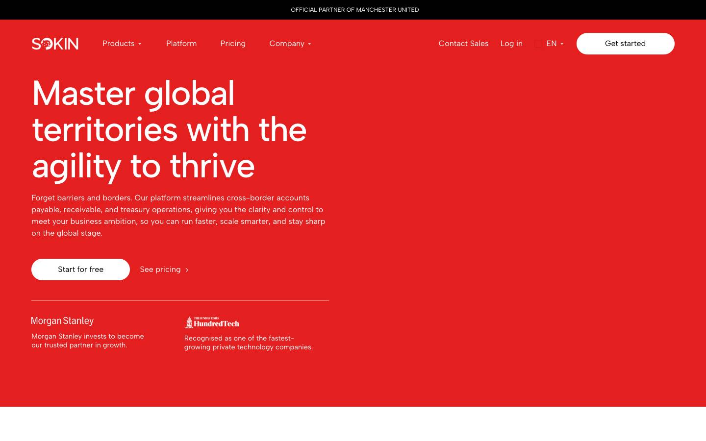 Sokin's homepage, as read on Oct 2, 2026