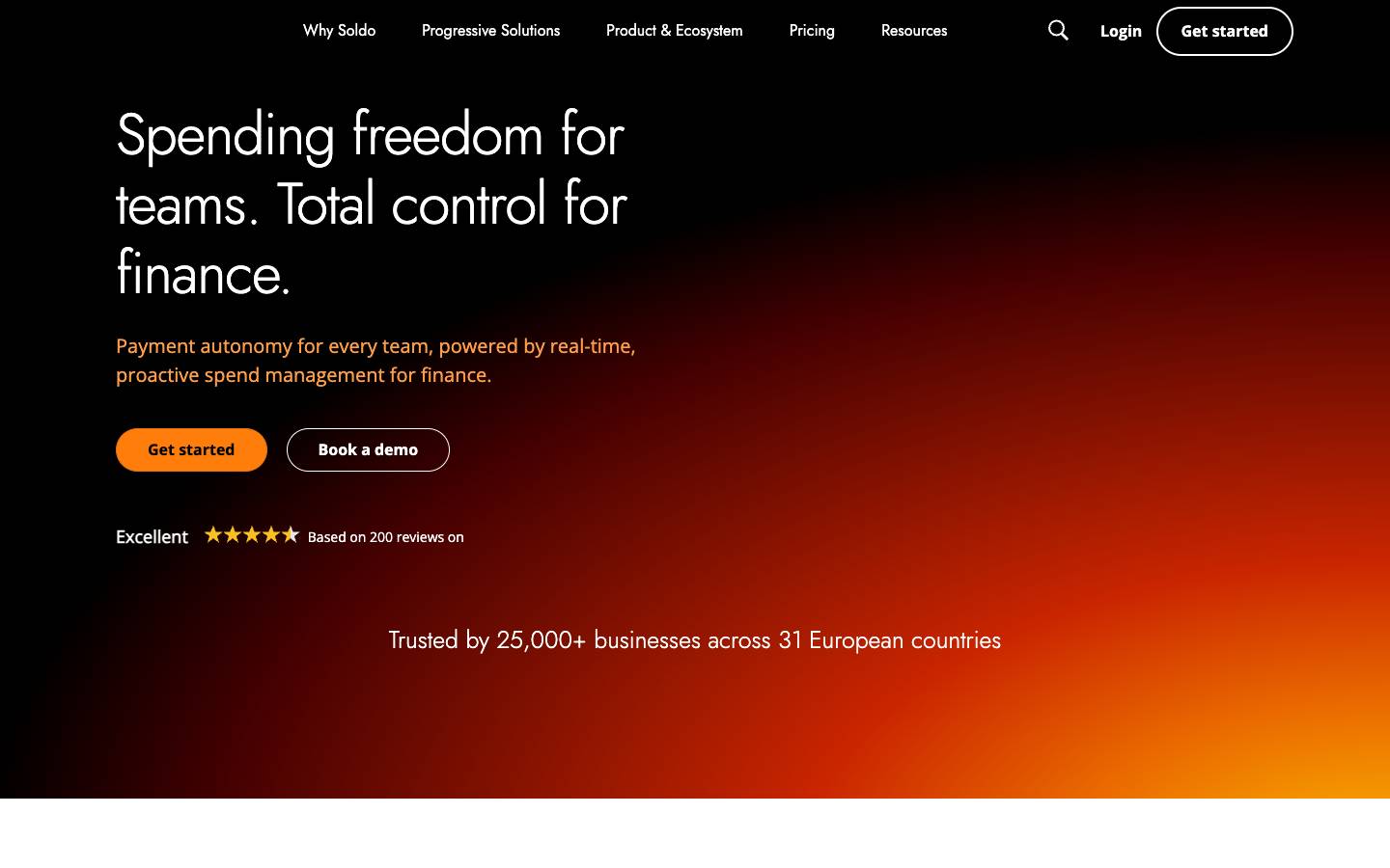 Soldo's homepage, as read on Oct 2, 2026