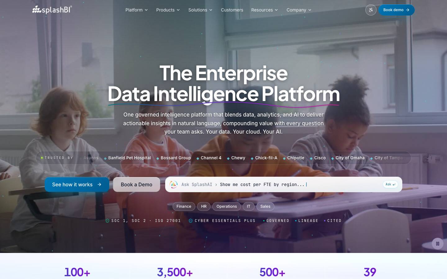 SplashBI's homepage, as read on Oct 2, 2026