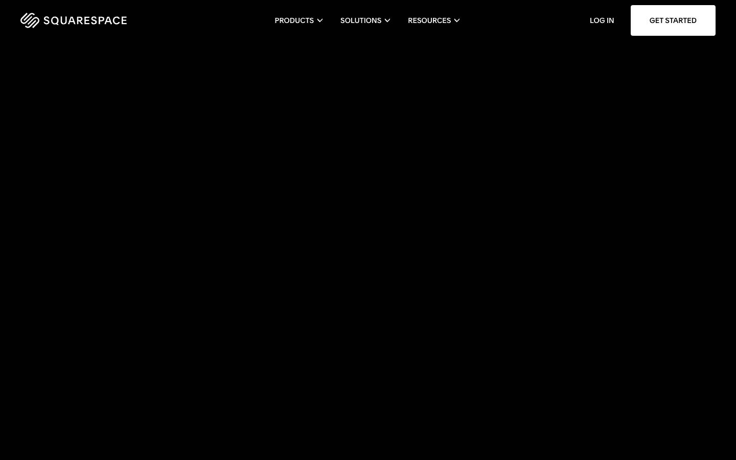 Squarespace's homepage, as read on Oct 2, 2026