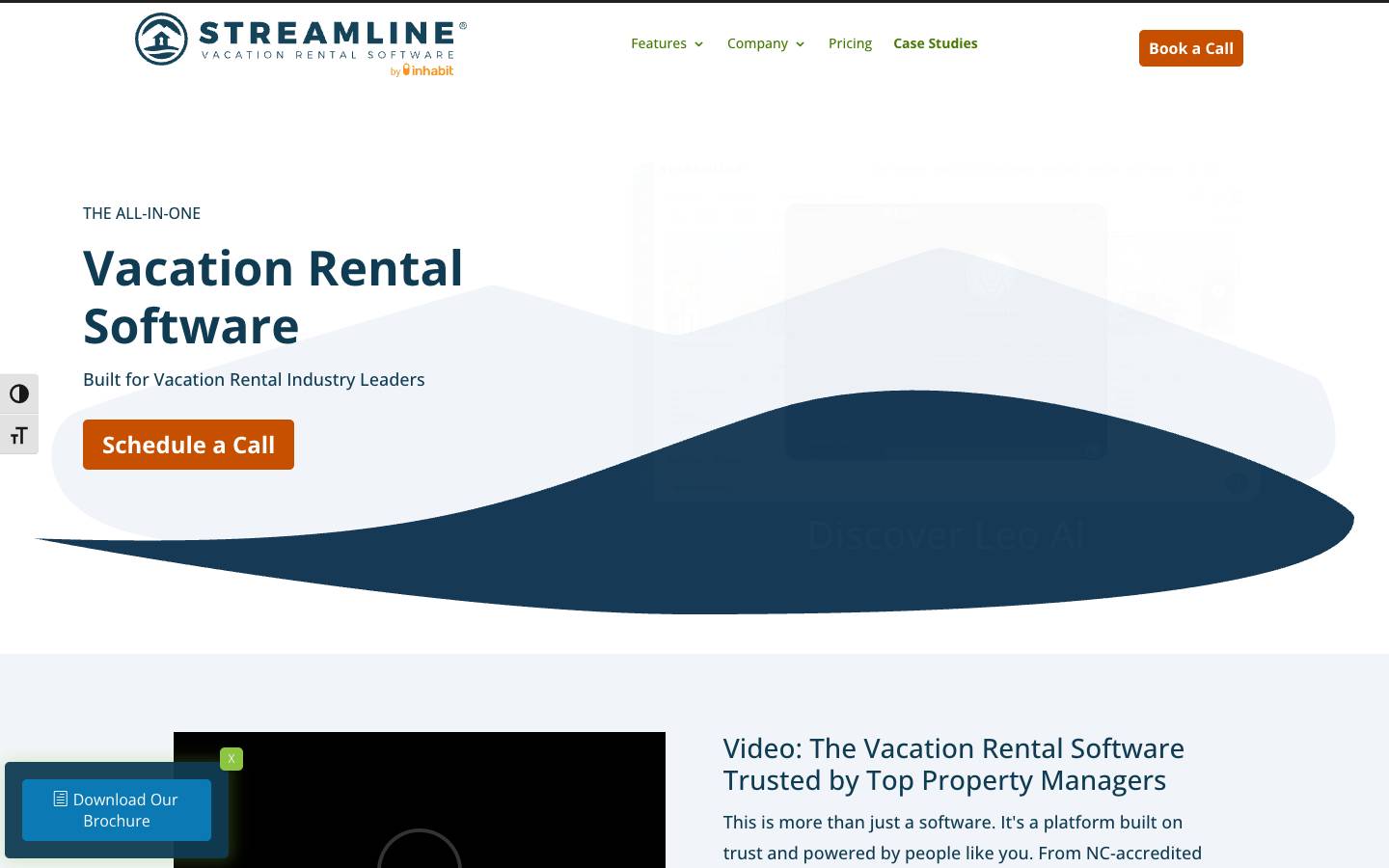 Streamline's homepage, as read on Oct 2, 2026