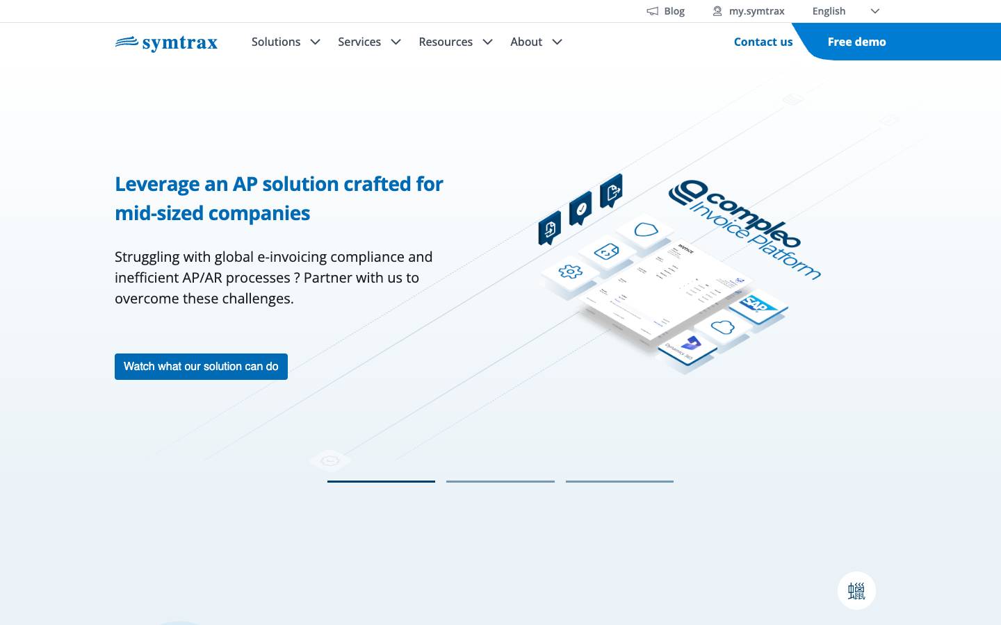 Symtrax's homepage, as read on Oct 2, 2026