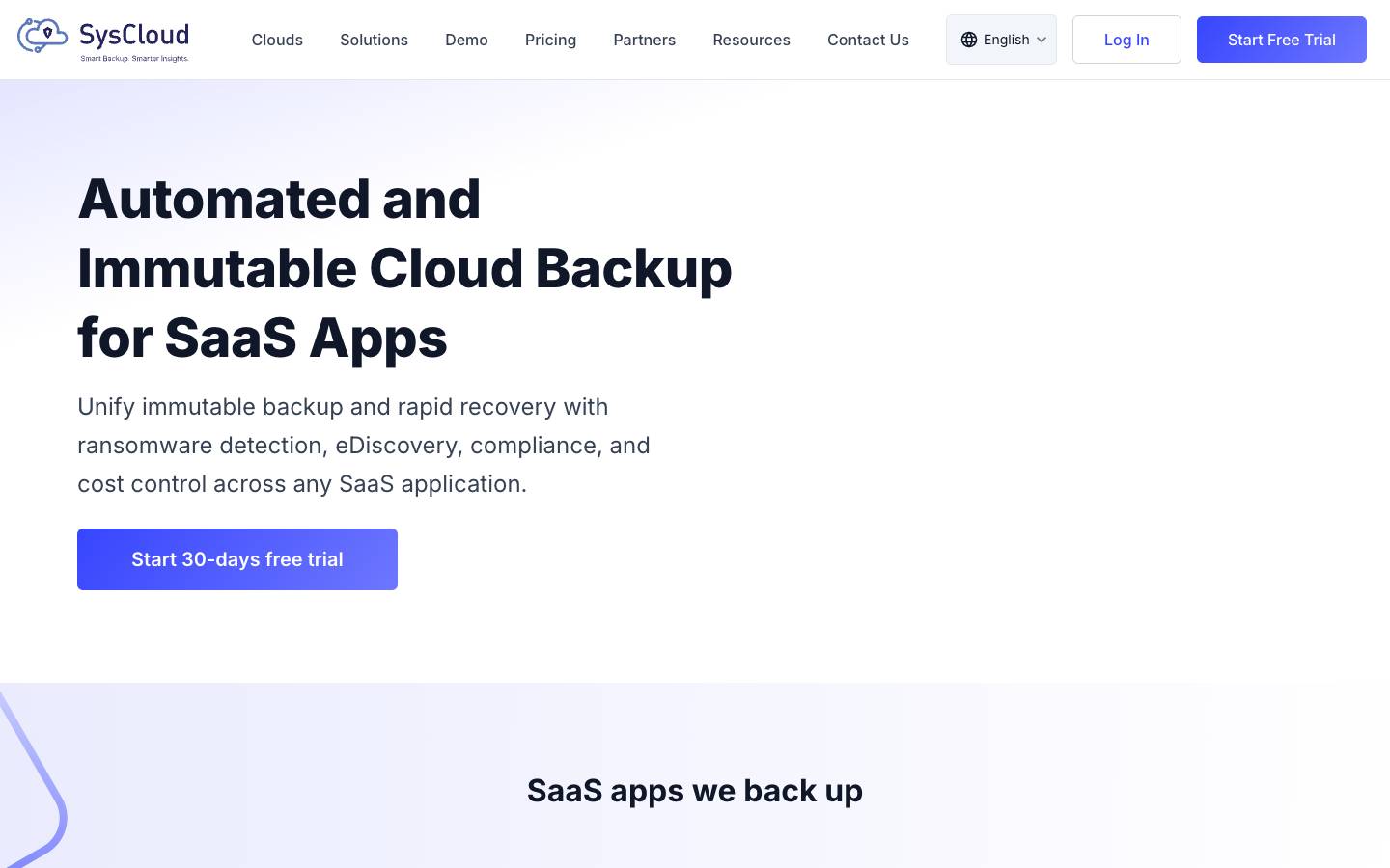 https://www.syscloud.com/'s homepage, as read on Oct 6, 2026