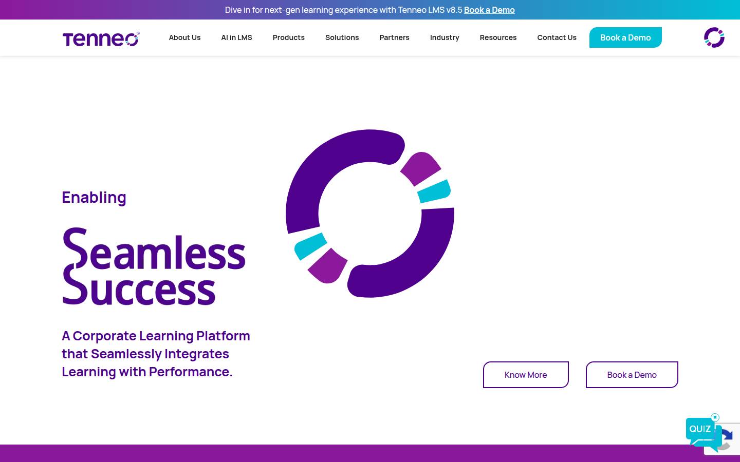 Tenneo's homepage, as read on Oct 6, 2026