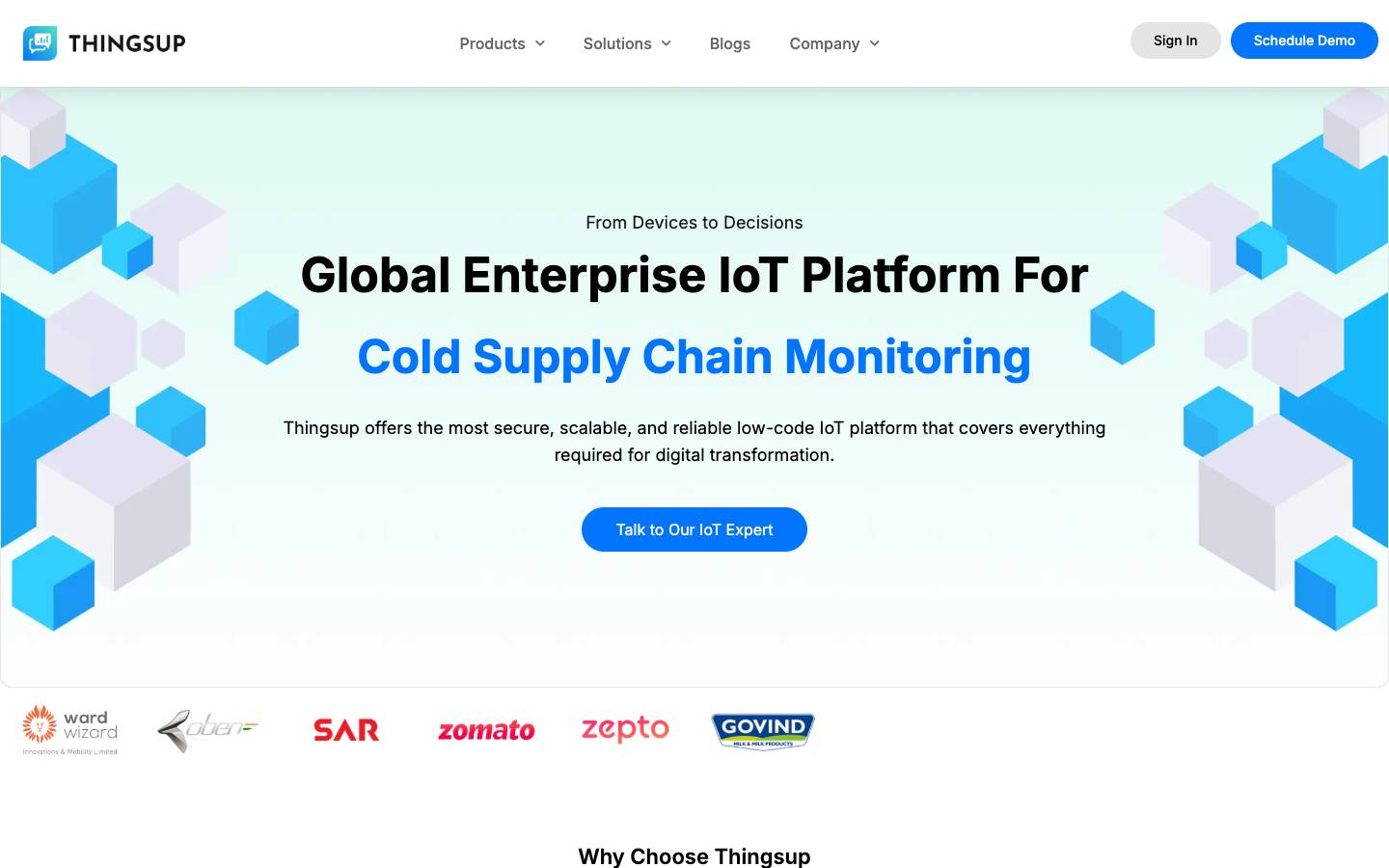 Thingsup's homepage, as read on Oct 2, 2026