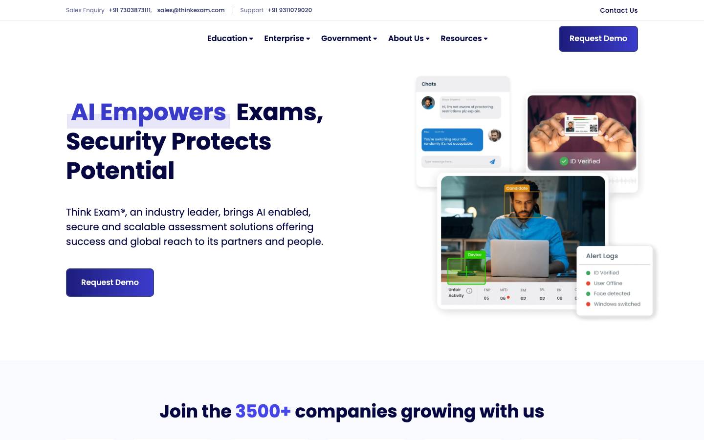 ThinkExam's homepage, as read on Oct 2, 2026