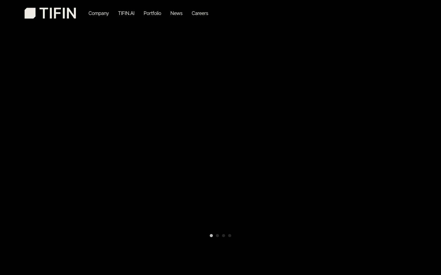 TIFIN's homepage, as read on Oct 6, 2026
