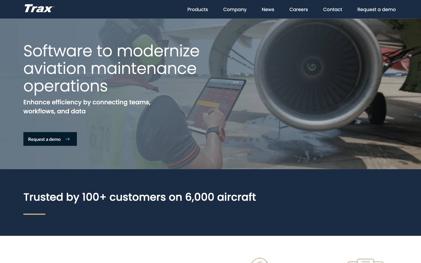 Trax's homepage, as read on Oct 2, 2026