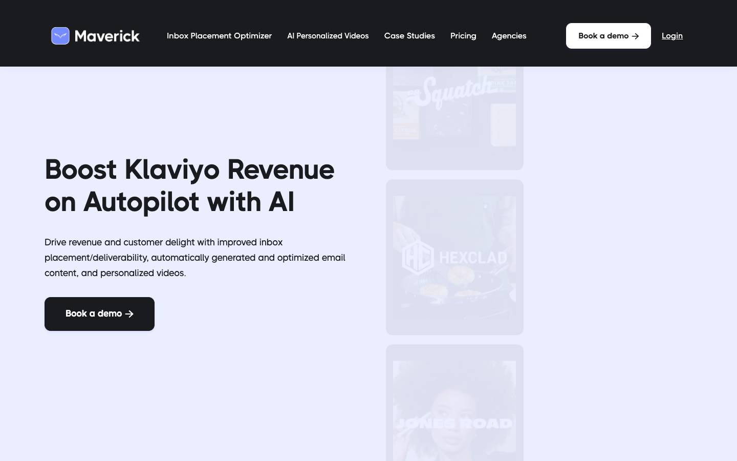 Maverick's homepage, as read on Oct 2, 2026