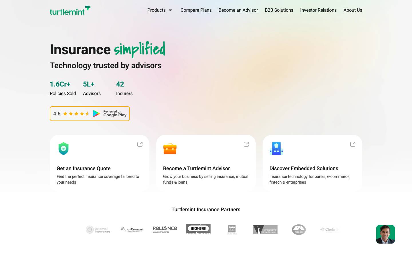 Turtlemint's homepage, as read on Oct 2, 2026