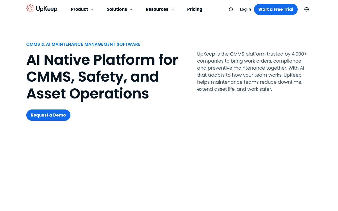 onupkeep's homepage, as read on Oct 6, 2026