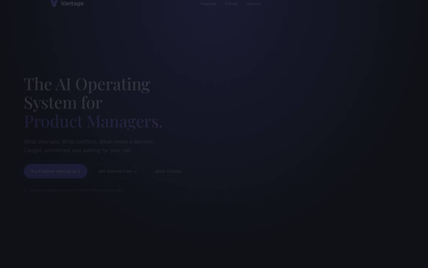 Vantage's homepage, as read on Oct 2, 2026