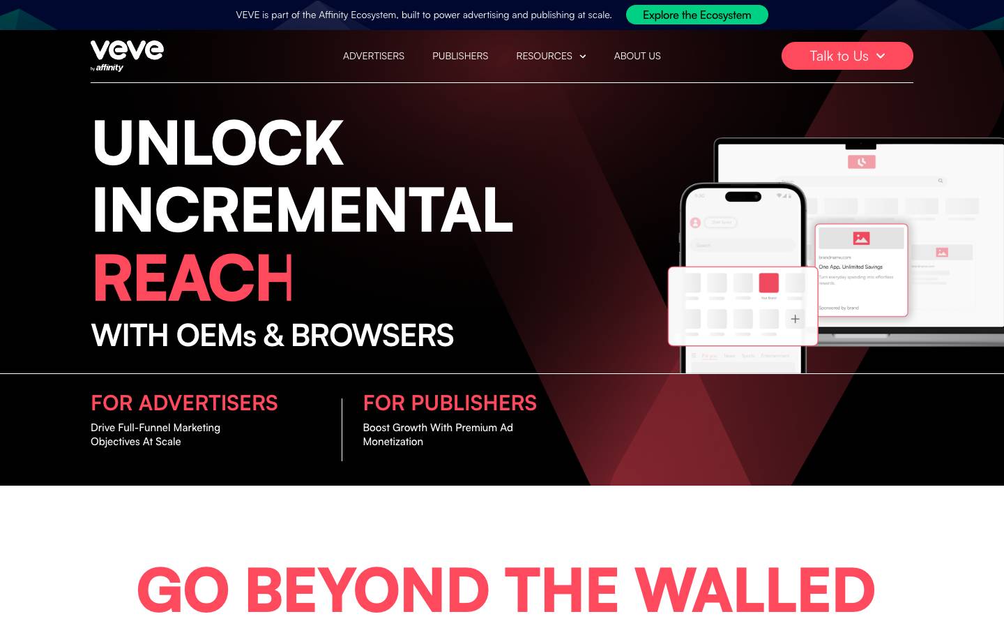 VEVE's homepage, as read on Oct 2, 2026