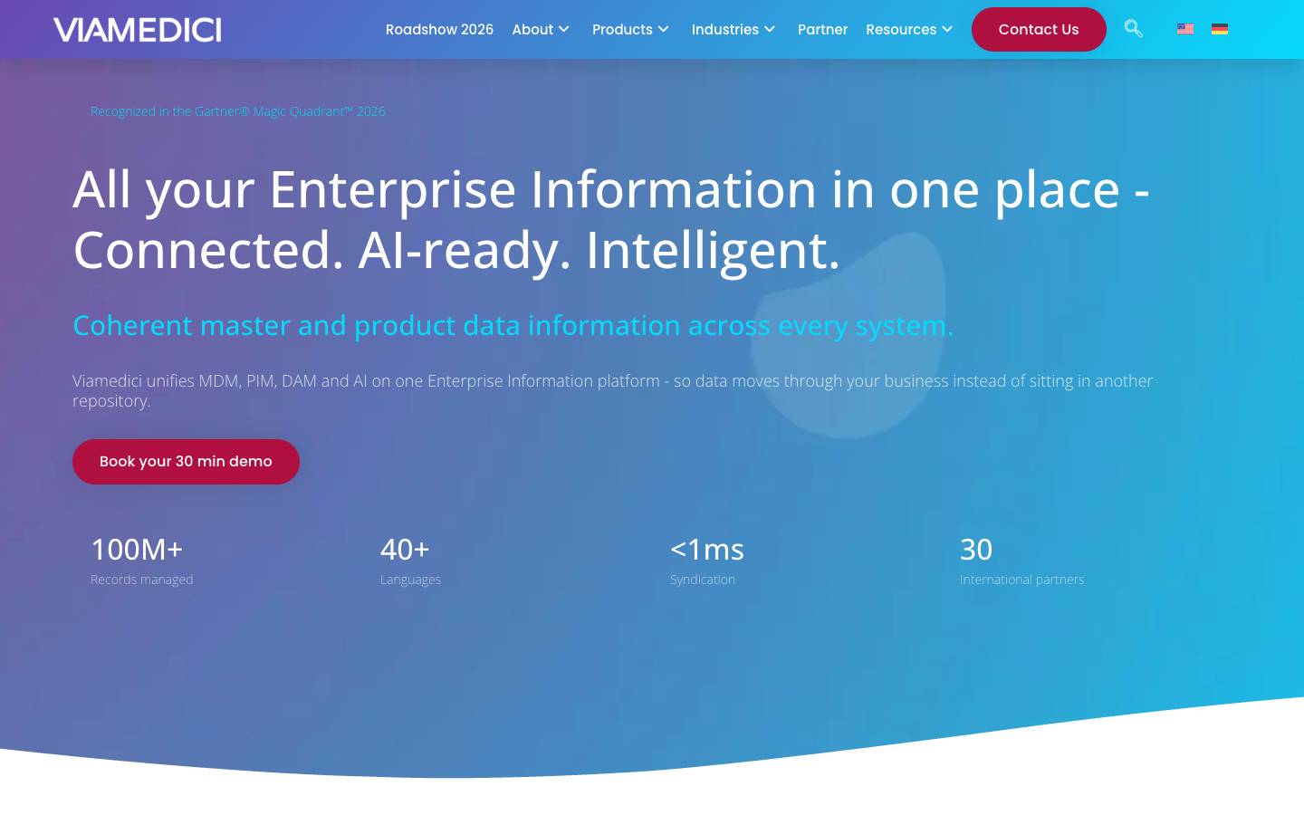 Viamedici's homepage, as read on Oct 2, 2026