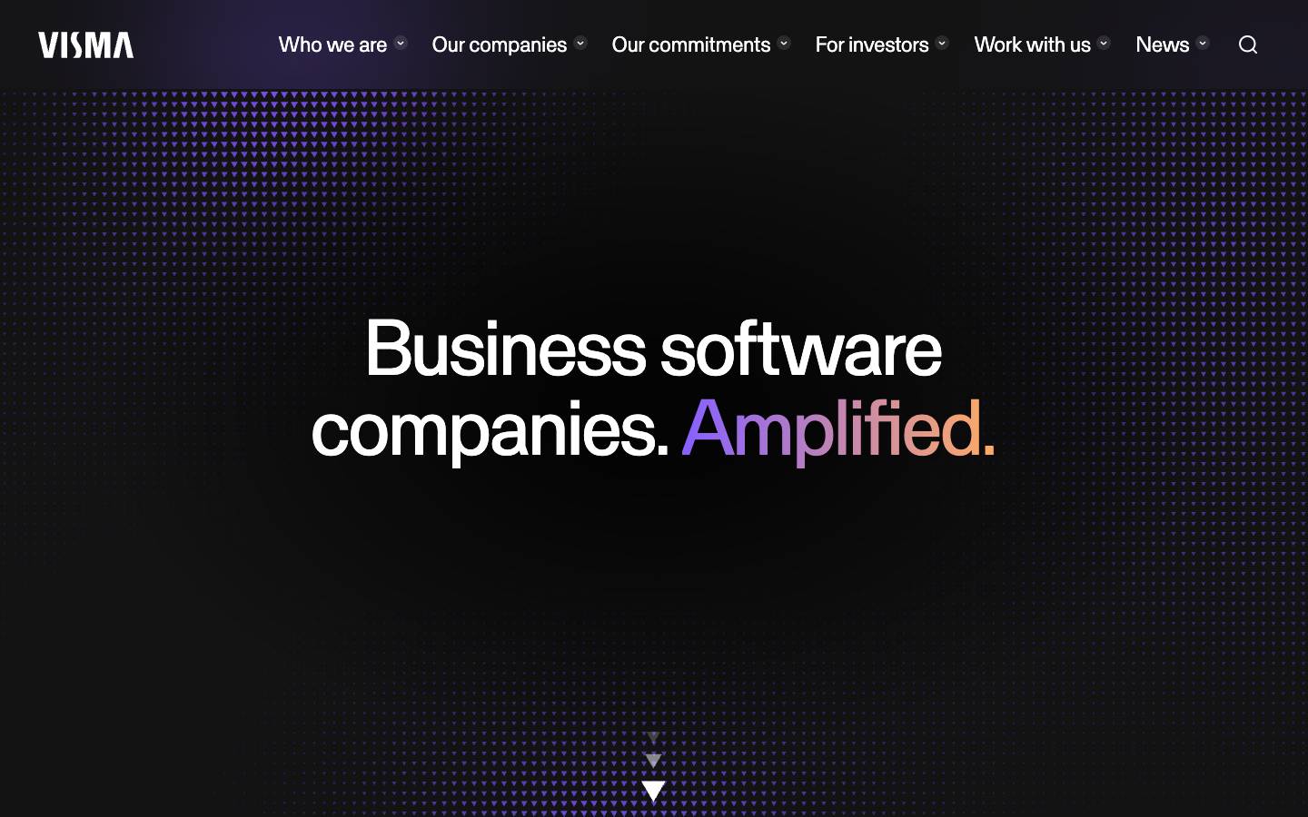 Visma's homepage, as read on Oct 2, 2026