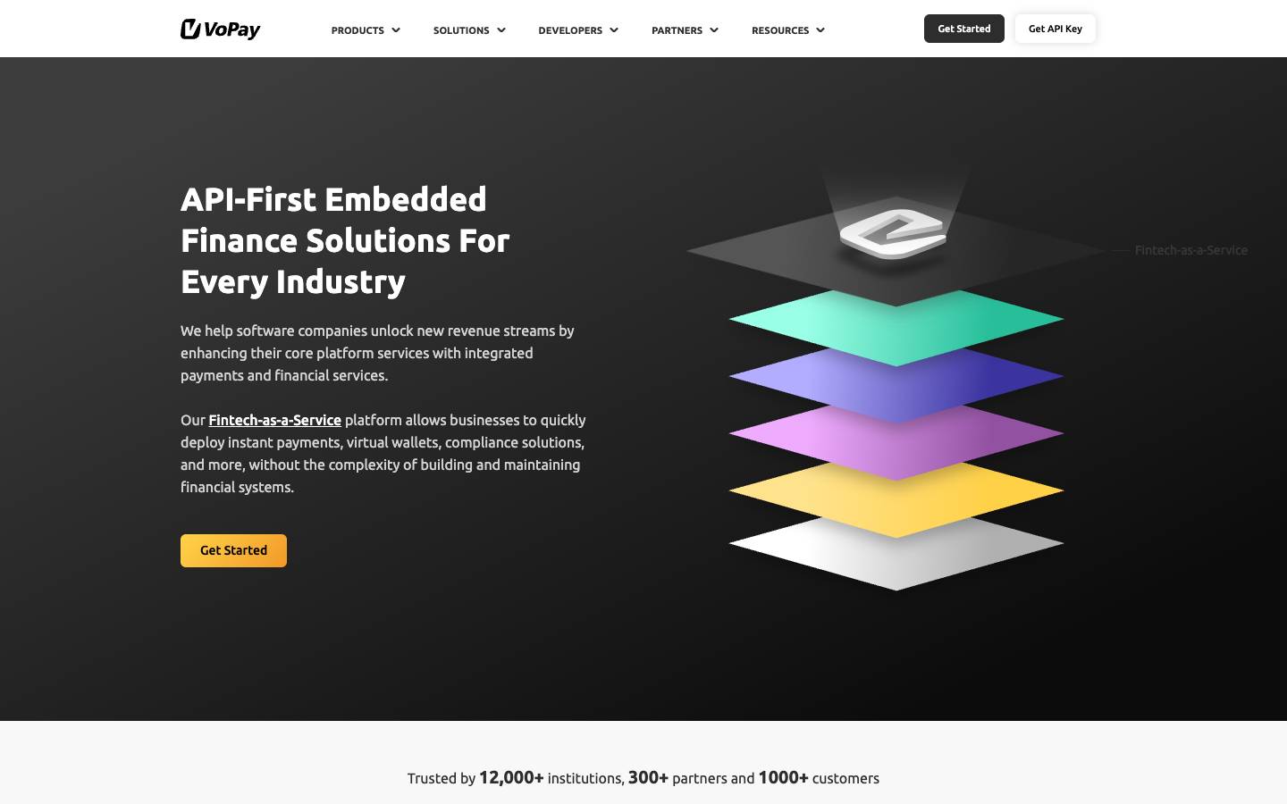 VoPay's homepage, as read on Oct 2, 2026