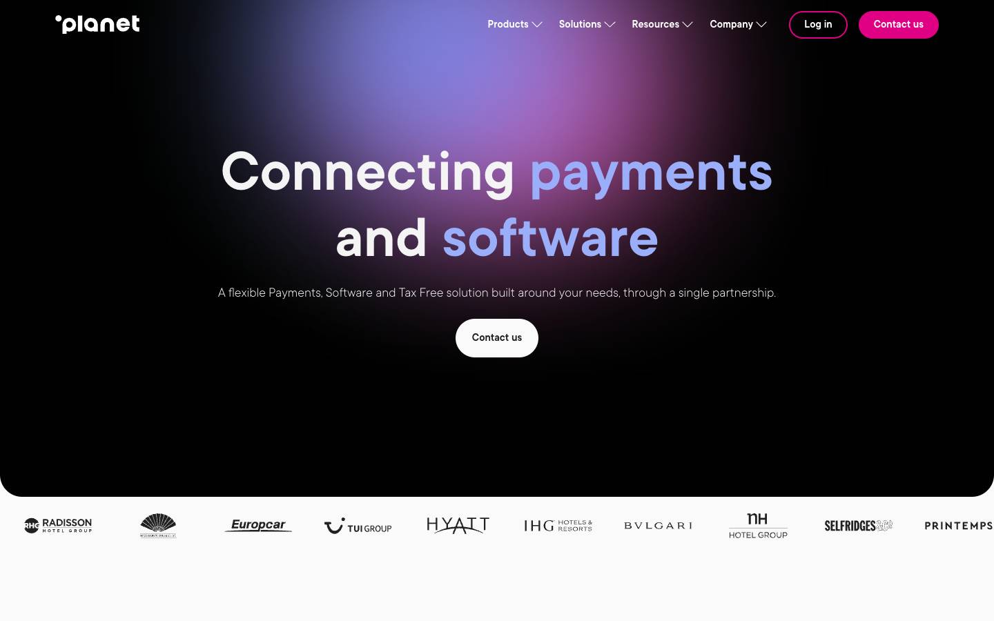 Planet's homepage, as read on Oct 2, 2026
