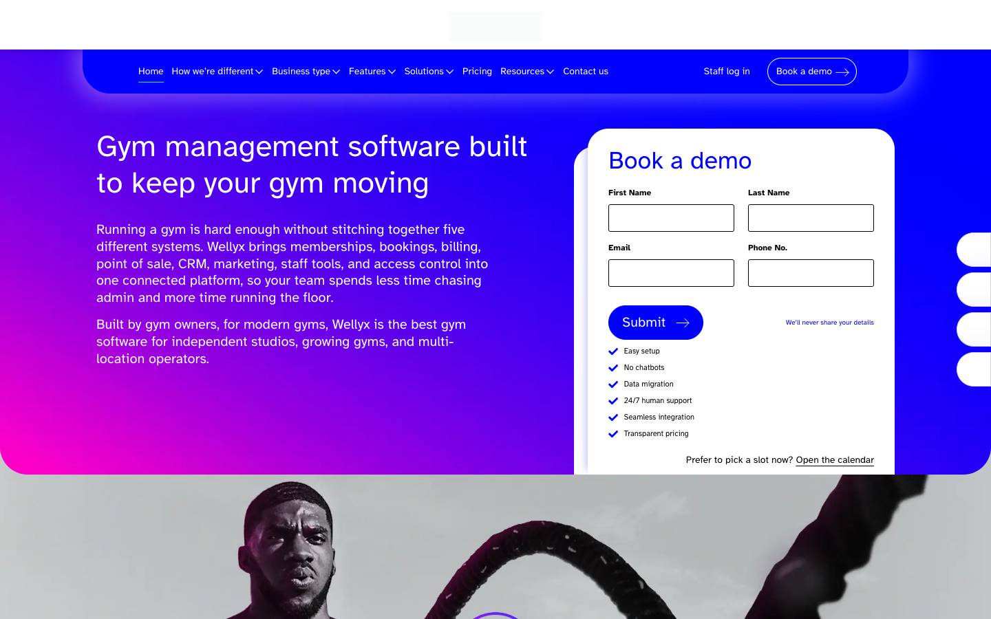 Wellyx's homepage, as read on Oct 2, 2026