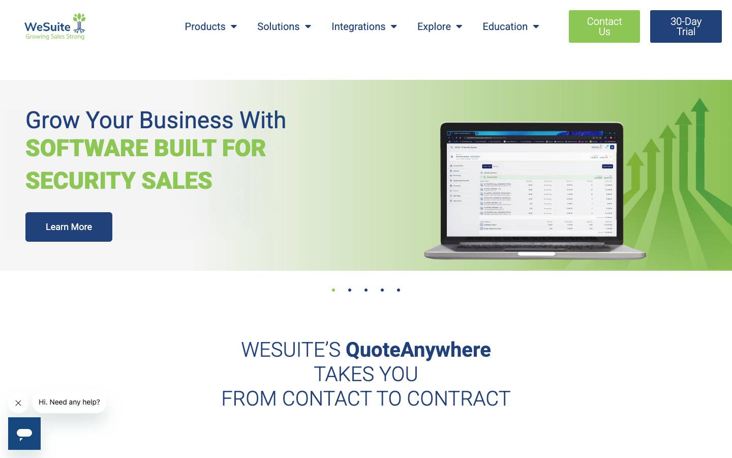 WeSuite's homepage, as read on Oct 6, 2026