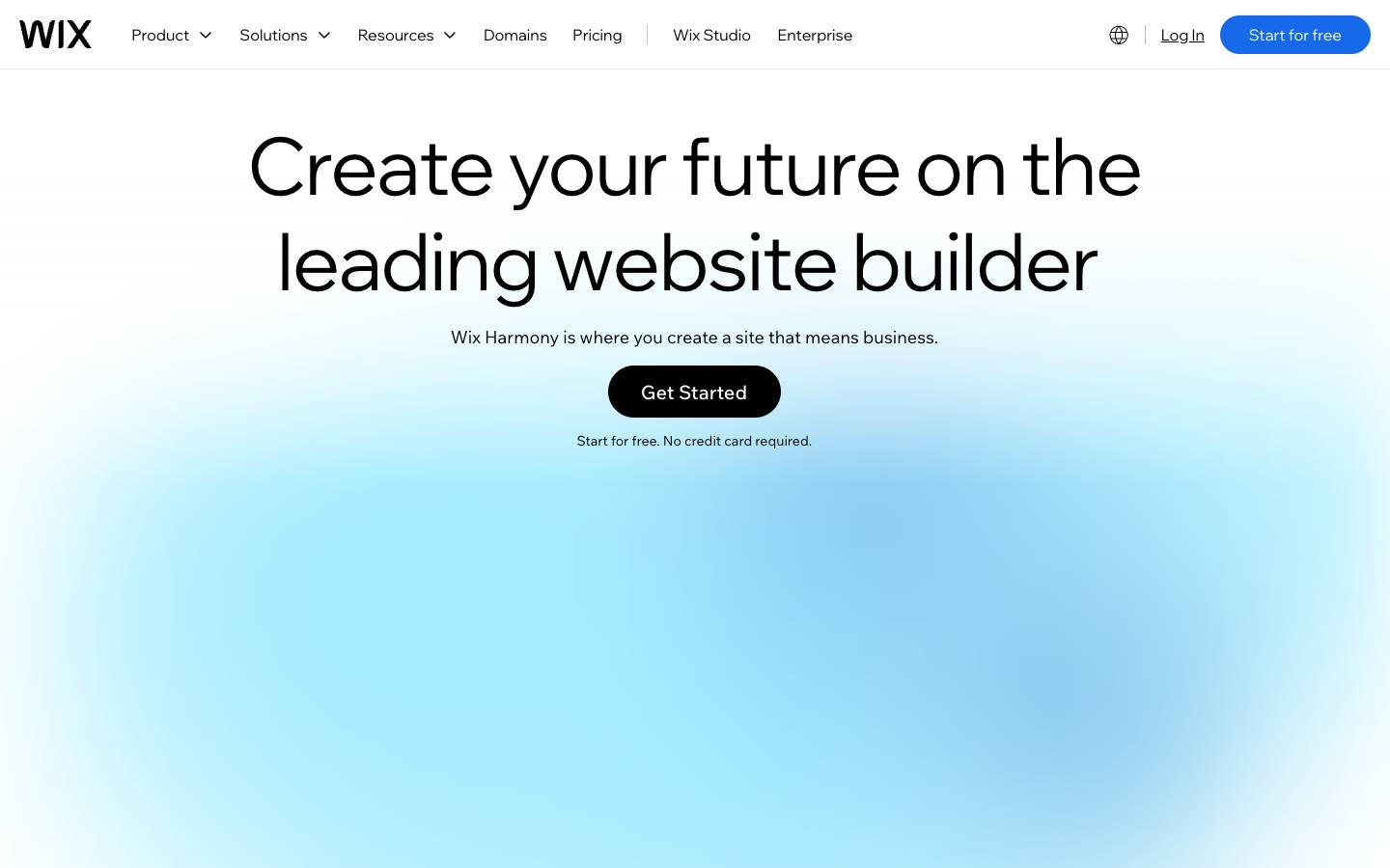 Wix.com's homepage, as read on Oct 2, 2026