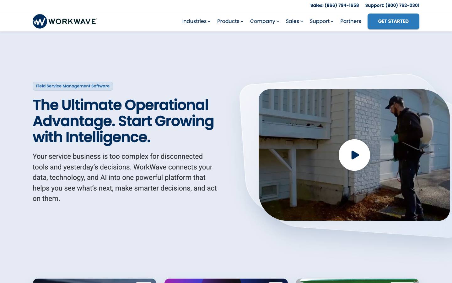 WorkWave's homepage, as read on Oct 2, 2026