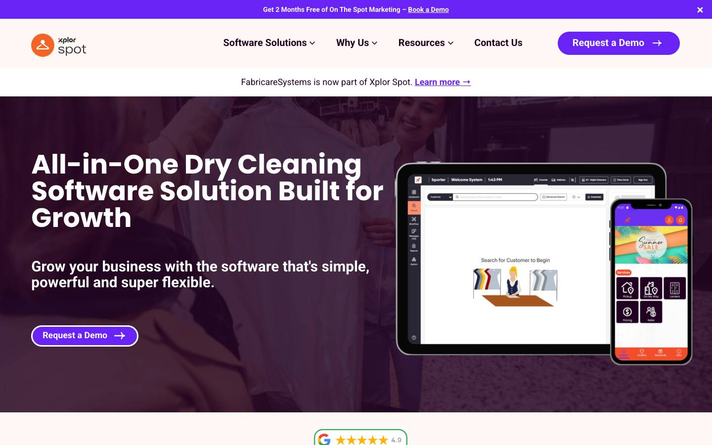 Xplor Spot's homepage, as read on Oct 2, 2026