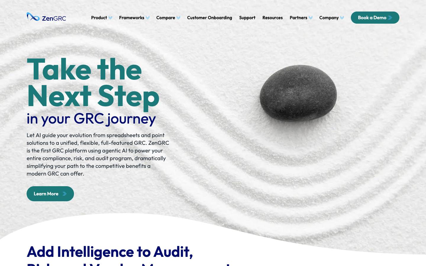 ZenGRC's homepage, as read on Oct 2, 2026